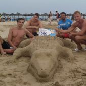 Niños, jóvenes y adultos: grandes artistas en el concurso de ‘Figuras de Arena en la Playa’ 