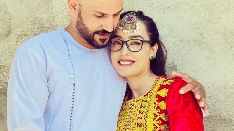 Nilofar Bayat y su marido Ramish