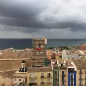 La Vila Joiosa en tiempo nublado La Vila Joiosa en tiempo nublado