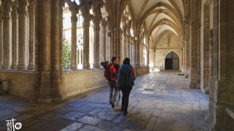 Peregrinos del Camino de Santiago en la Catedral de Oviedo