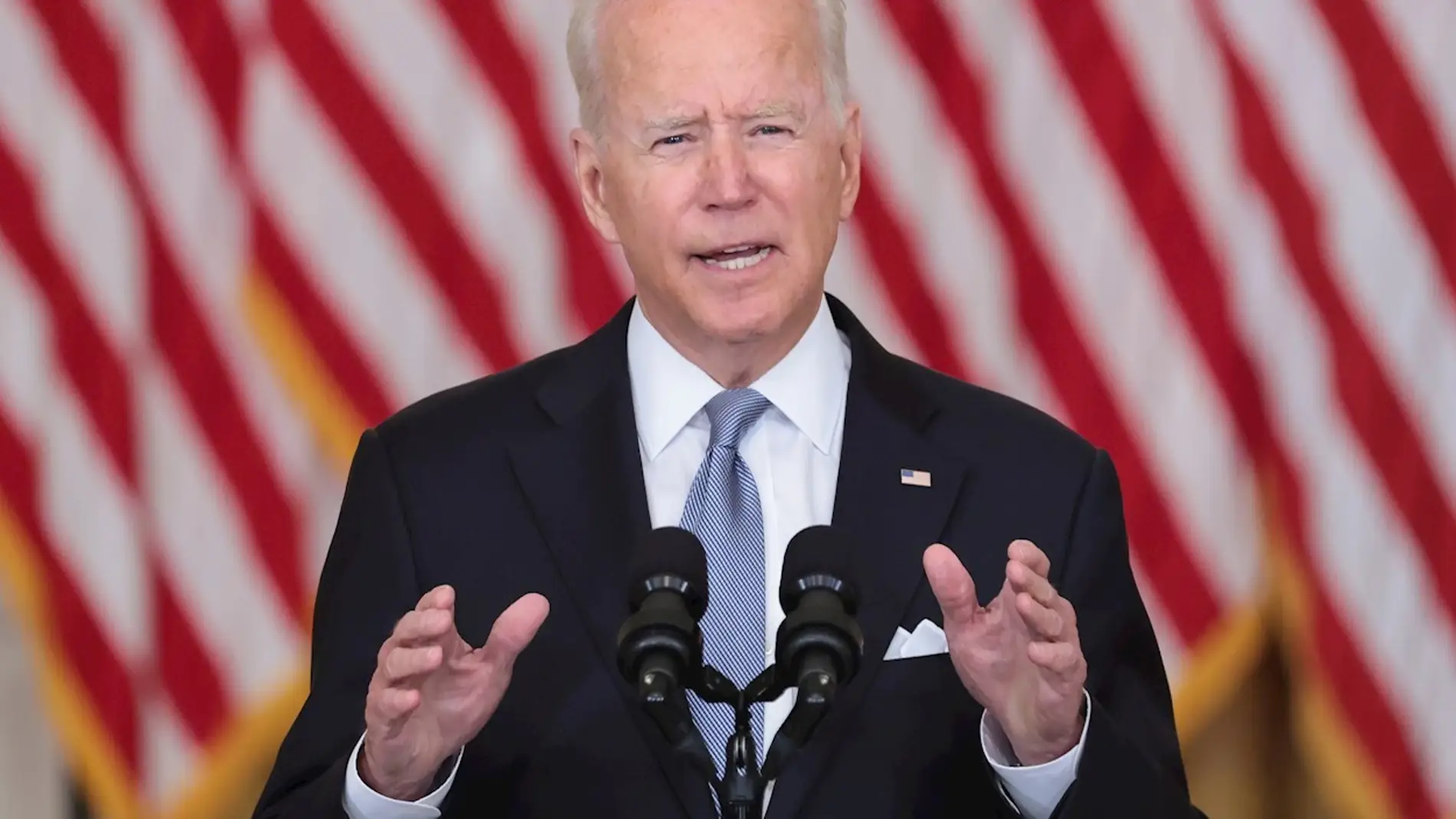 Joe Biden defiende la salida de EE UU de Afganistán: "No podemos combatir en una guerra que el propio ejército afgano no quiere luchar"