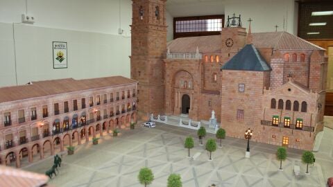 Maqueta de la plaza de Villanueva de los Infantes