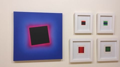 La exposici&oacute;n 'El color abstracte' permanecer&aacute; hasta el 30 de septiembre en el Gran Teatro.
