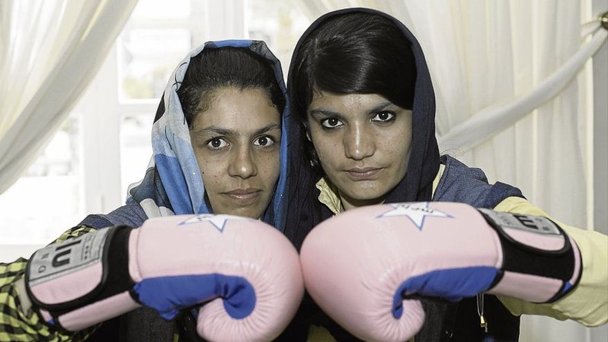 Shabdam Rahimi, boxeadora afgana: "En Afganistán, cuando salimos de casa, no sabemos si vamos a volver"
