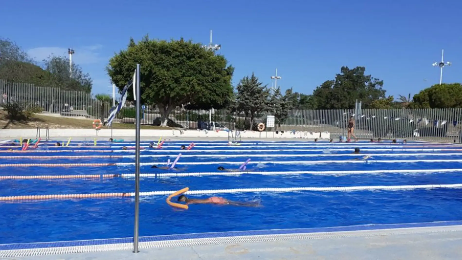 Mas de 300 niñas y niños han disfrutado de los cursos de natación municipales en Torrevieja 