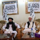 Miembros del grupo talibán