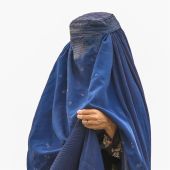 Una mujer con burka