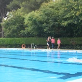 La piscina de Puerto Real en una foto de archivo La piscina de Puerto Real en una foto de archivo