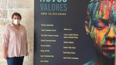 Fátima Cobo no Museo de Pontevedra Más de Uno Pontevedra