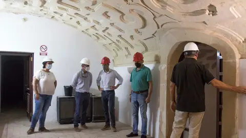 Visita a las obras del auditorio de Sanlúcar esta mañana Visita a las obras del auditorio de Sanlúcar esta mañana