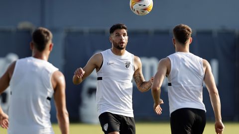 Antoñín, jugador del Málaga CF