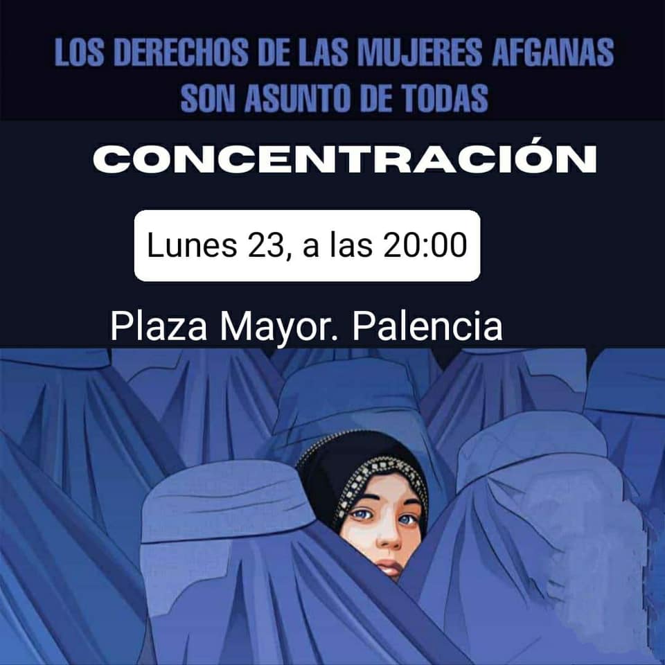 Convocada una concentración por los derechos de las mujeres afganas Convocada una concentración por los derechos de las mujeres afganas