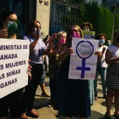 Concentración feminista por Afganistán Concentración feminista por Afganistán