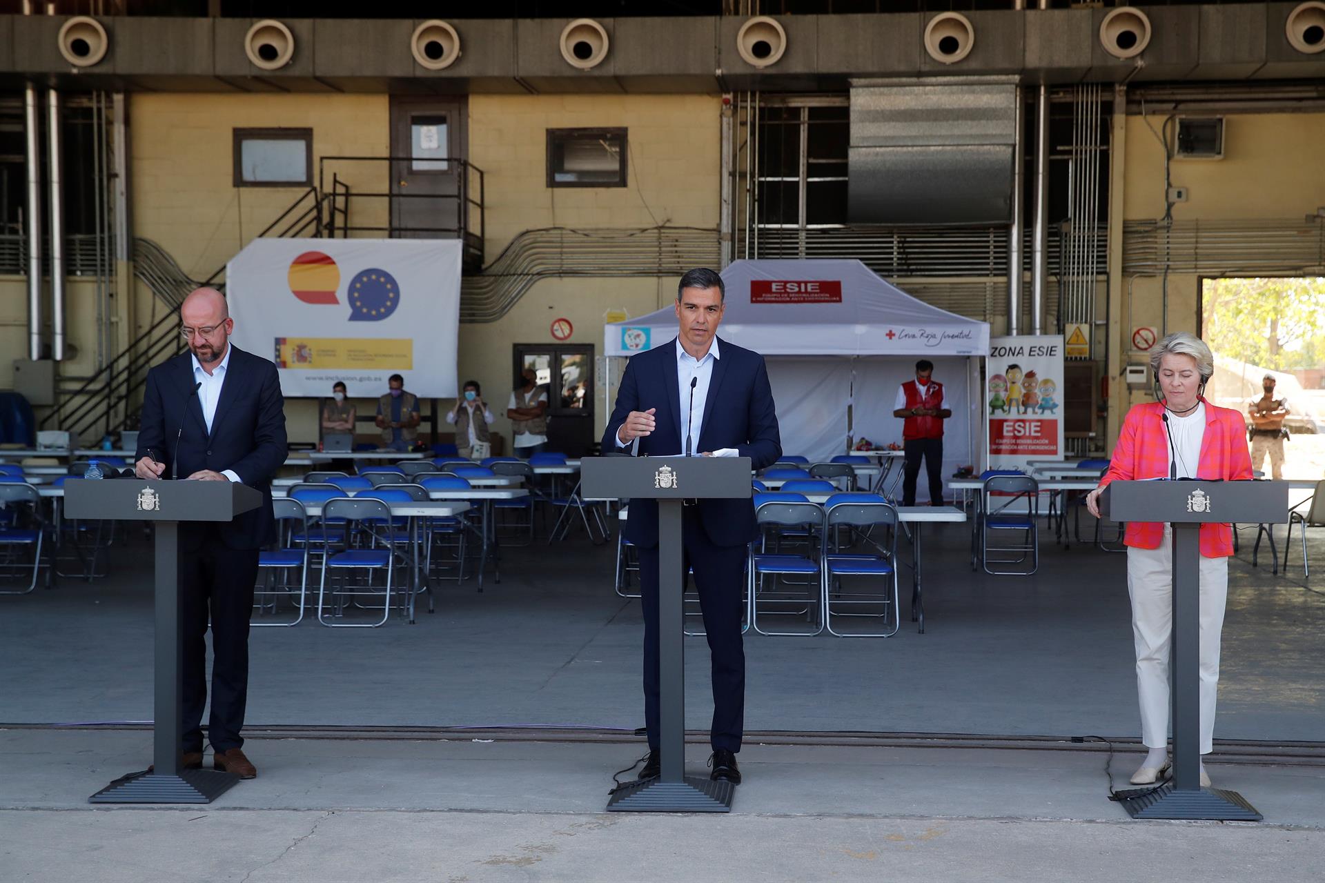 Pedro Sánchez: "España ha demostrado que está a las duras y las maduras" Pedro Sánchez: "España ha demostrado que está a las duras y las maduras"