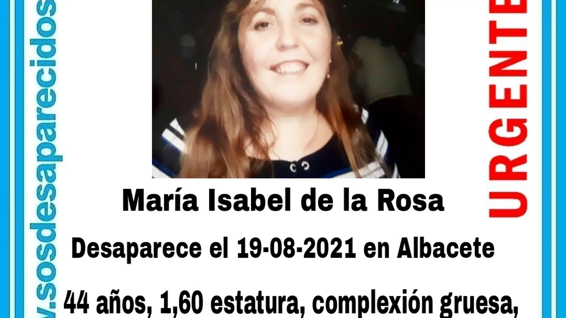 Continúa la búsqueda de María Isabel, unaavendedora de la Once desaparecida desde el jueves en Albacete