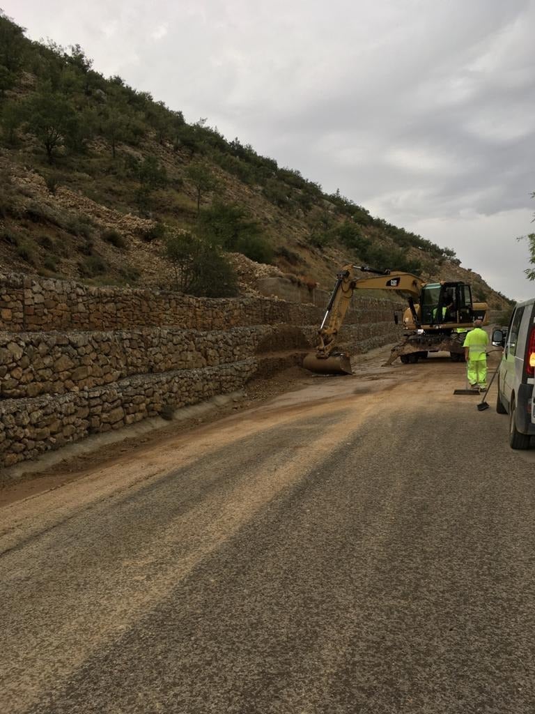 Reabiertas las comunicaciones en la Sierra de Albarracín tras las tormentas de ayer Reabiertas las comunicaciones en la Sierra de Albarracín tras las tormentas de ayer