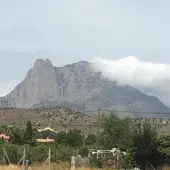 Nube en el Puig Campana Nube en el Puig Campana