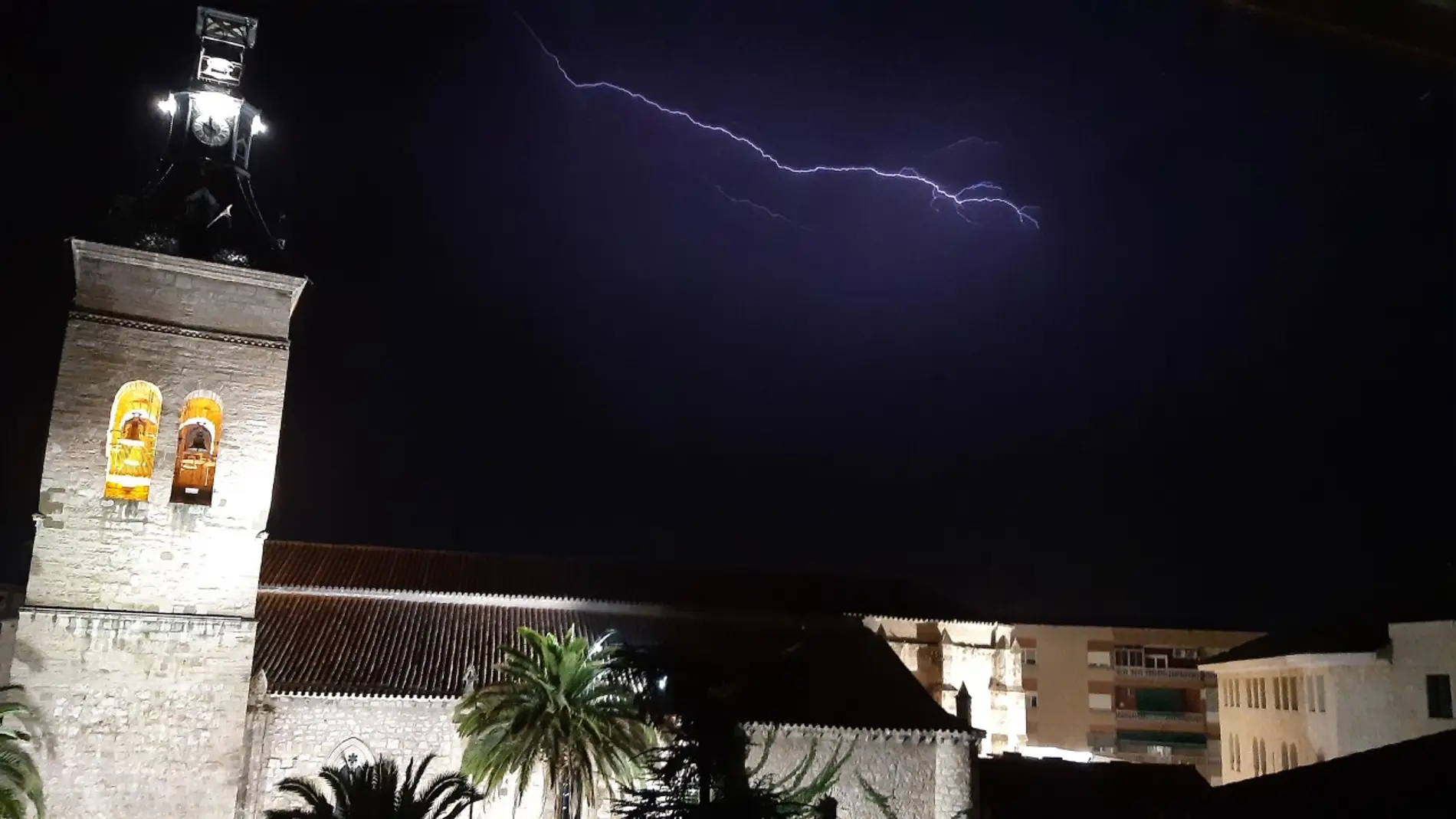 La tormenta dejó numerosos rayos en Ciudad Real