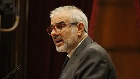 Carlos Carrizosa, en una intervenció al Parlament Carlos Carrizosa, en una intervenció al Parlament