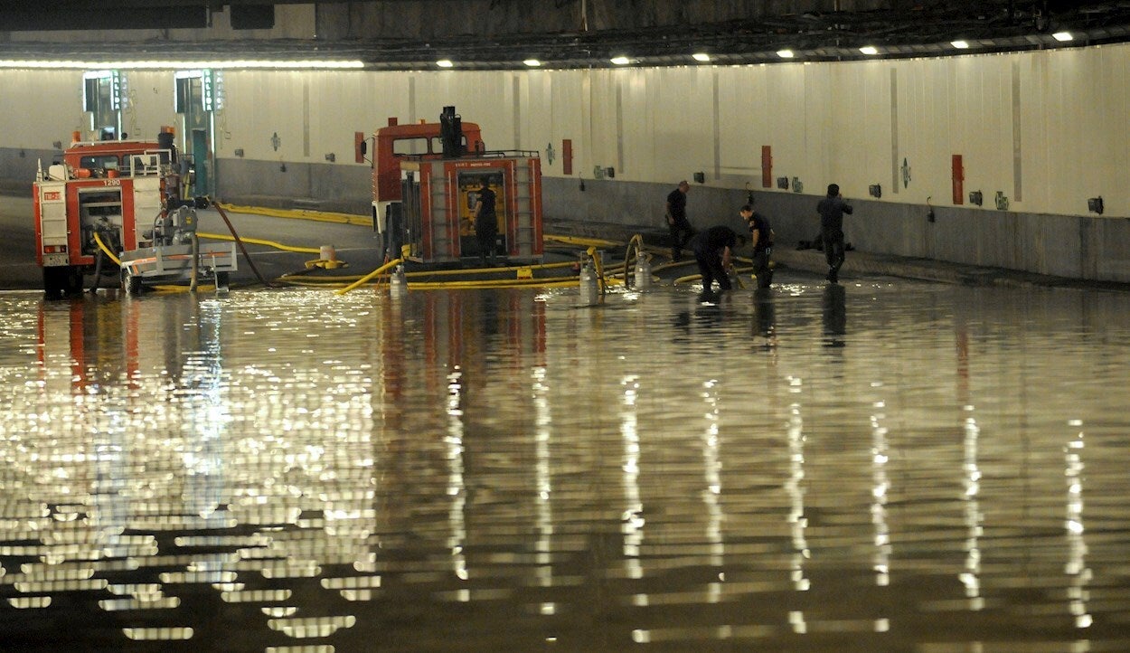 El temporal DANA en Madrid deja inundaciones que provocan cortes en Metro, Cercanías y carreteras cortadas en hora punta El temporal DANA en Madrid deja inundaciones que provocan cortes en Metro, Cercanías y carreteras cortadas en hora punta
