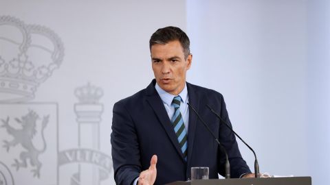 El presidente del Gobierno, Pedro Sánchez