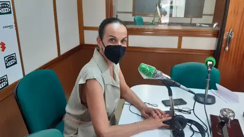 Eva Masías durante la entrevista en Onda Cero Ciudad Real Eva Masías durante la entrevista en Onda Cero Ciudad Real