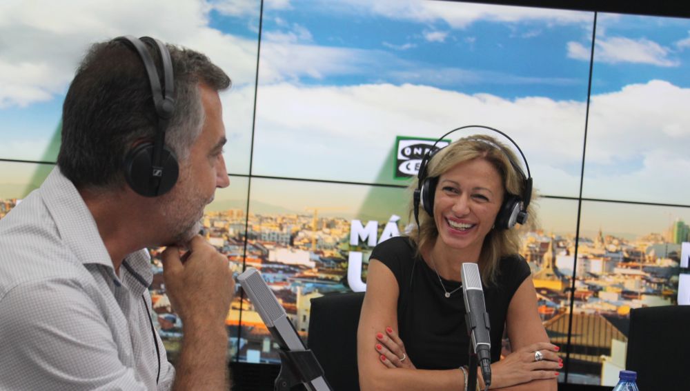 Susanna Griso con Carlos Alsina en 'Más de uno'