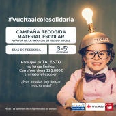 Carrefour y Cruz Roja promueven la ‘Vuelta al Cole Solidaria’ a favor de la infancia en vulnerabilidad social 