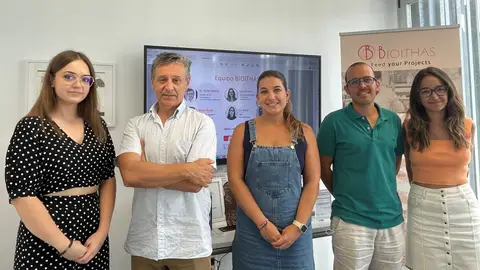 El equipo de investigación de Biothas El equipo de investigación de Biothas