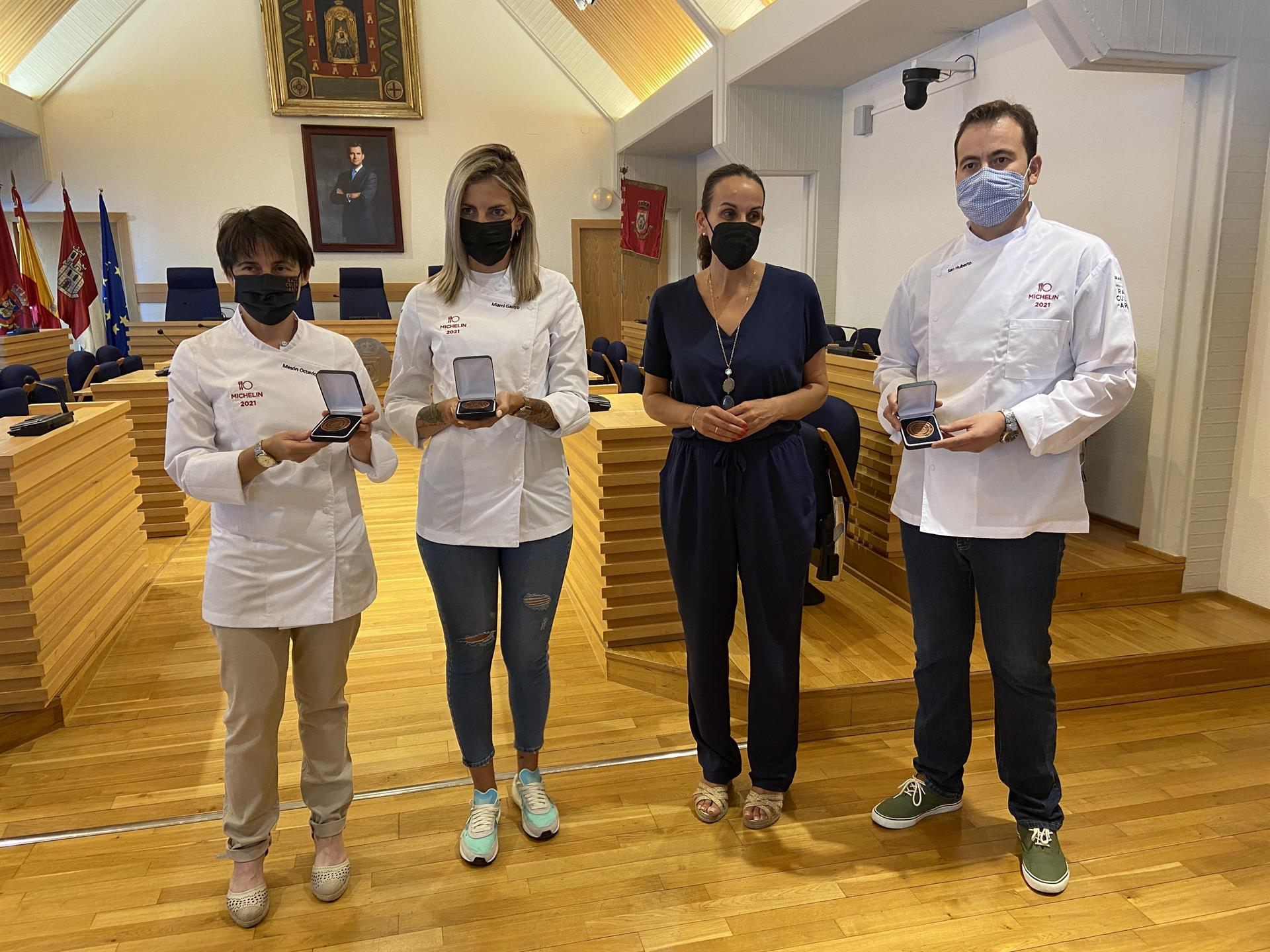 Ciudad Real rinde homenaje a tres restaurantes de la ciudad con estrella Michelin Ciudad Real rinde homenaje a tres restaurantes de la ciudad con estrella Michelin