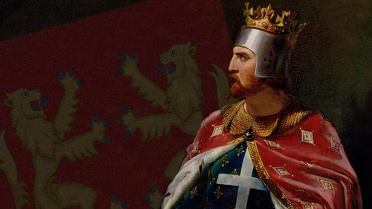 En 1189 en la abadía de Westminster, Ricardo Corazón de León es coronado rey