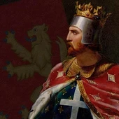 En 1189 en la abadía de Westminster, Ricardo Corazón de León es coronado rey En 1189 en la abadía de Westminster, Ricardo Corazón de León es coronado rey