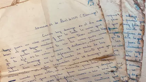 La carta de amor que le escribió un soldado a su novia en 1974 La carta de amor que le escribió un soldado a su novia en 1974