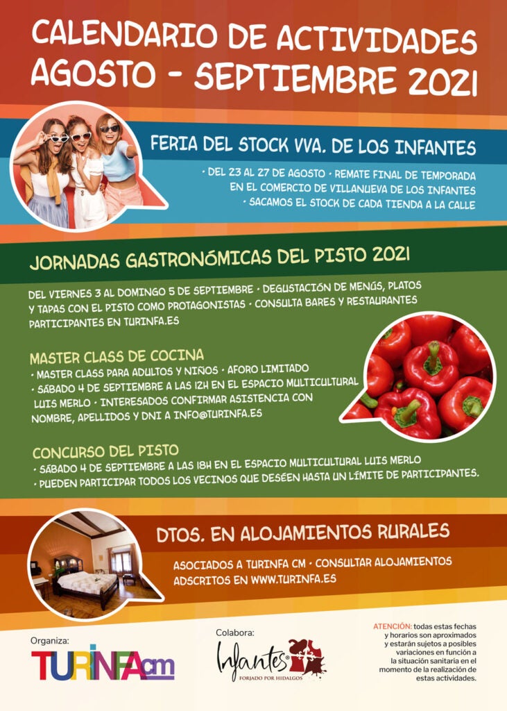 Villanueva de los Infantes vive este fin de semana el plato fuerte de sus actividades para seguir promocionando el pimiento y su magnífico pisto Villanueva de los Infantes vive este fin de semana el plato fuerte de sus actividades para seguir promocionando el pimiento y su magnífico pisto