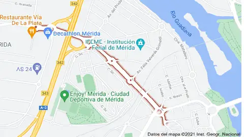 Avenida Duque de Ahumada, Mérida Avenida Duque de Ahumada, Mérida