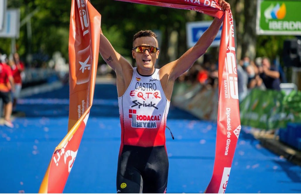 David Castro se proclamó ayer Campeón de España de triatlón David Castro se proclamó ayer Campeón de España de triatlón