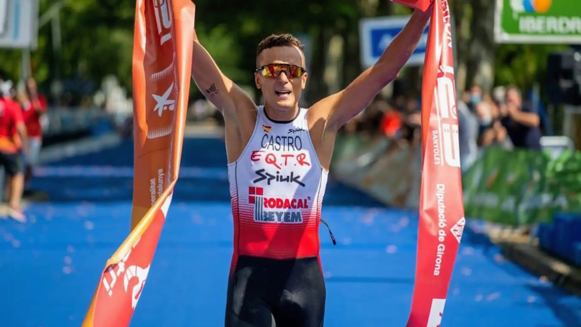 David Castro se proclamó Campeón de España de triatlón en Banyoles (Girona)