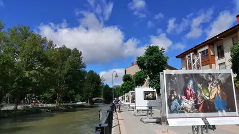 Centenares de personas han disfrutado en Aguilar de la exitosa muestra “El Prado en las calles" Montaña Palentina