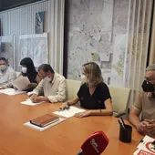 Instantes de la firma del convenio en el Ayuntamiento de Chiclana Instantes de la firma del convenio en el Ayuntamiento de Chiclana