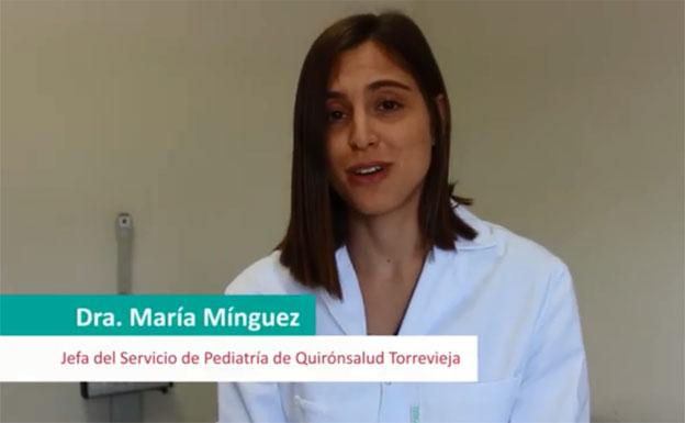 La Dra. María Mínguez, jefa de Pediatría, nos ofrece valiosos consejos para esta vuelta al cole La Dra. María Mínguez, jefa de Pediatría, nos ofrece valiosos consejos para esta vuelta al cole