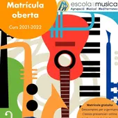 El 20 de Septiembre comienza la escuela de la Agrupació Musical Mediterráneo. El 20 de Septiembre comienza la escuela de la Agrupació Musical Mediterráneo.