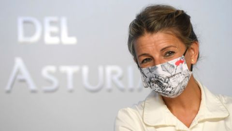 La ministra de Trabajo, Yolanda D&iacute;az