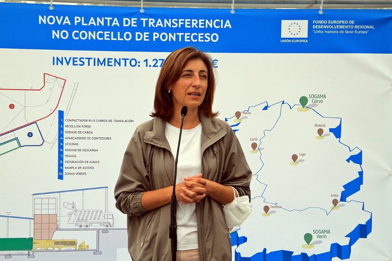 Ánxeles Vázquez, conselleira de Medio Ambiente: «Se a Confederación Hidrográfica non quere exercer as competencias que llas trasladen á Xunta» Ánxeles Vázquez, conselleira de Medio Ambiente: «Se a Confederación Hidrográfica non quere exercer as competencias que llas trasladen á Xunta»