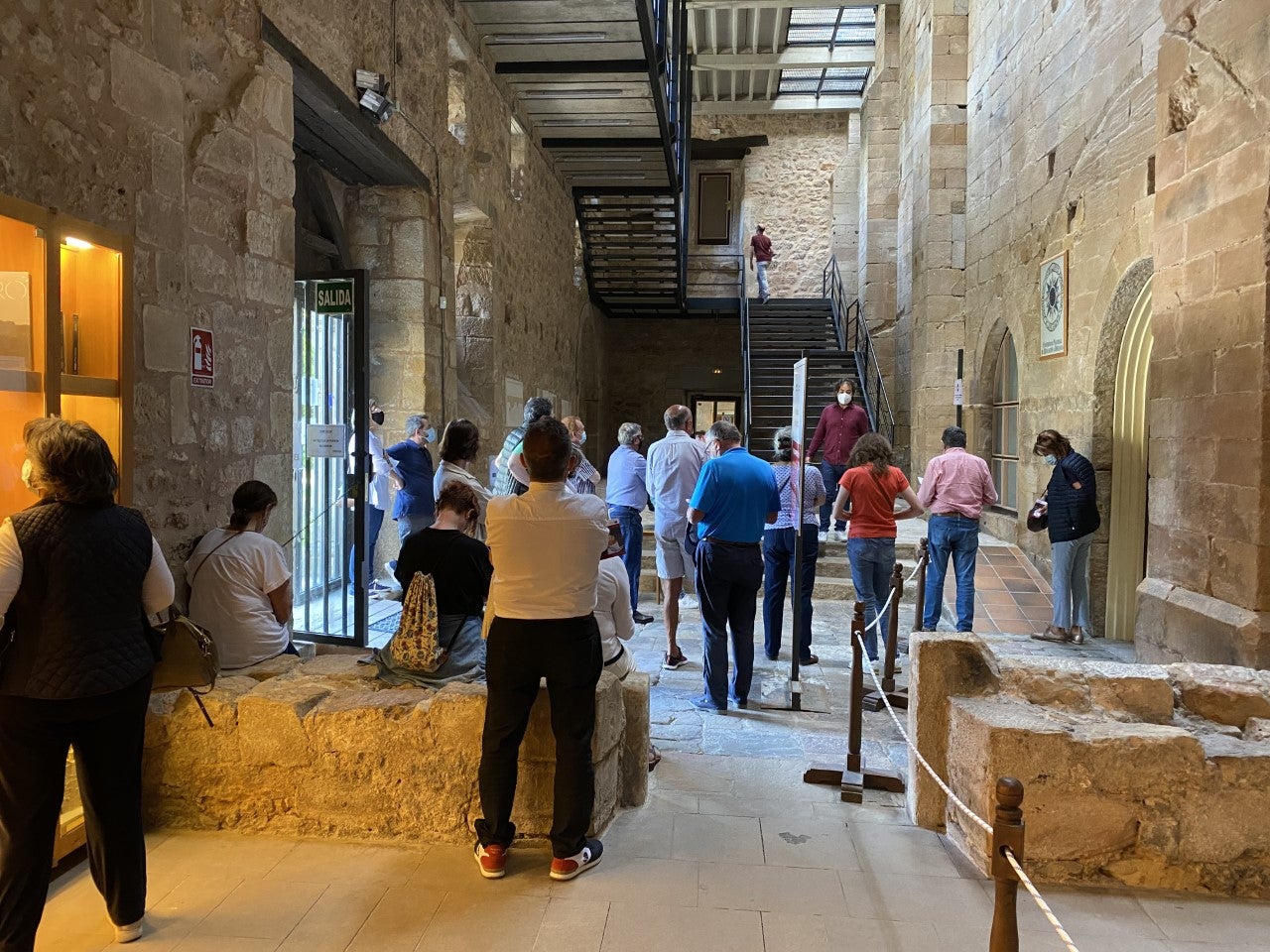 El Monasterio de Santa María la Real ha recibido más de 7.000 visitantes este verano El Monasterio de Santa María la Real ha recibido más de 7.000 visitantes este verano