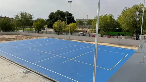 Pista deportiva del IES Francisca de Pedraza de Alcalá de Henares Pista deportiva del IES Francisca de Pedraza de Alcalá de Henares