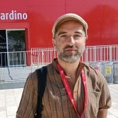 El director Mikel Gurrea, a su paso por la Mostra de Venecia para presentar el corto 'Heltzear'