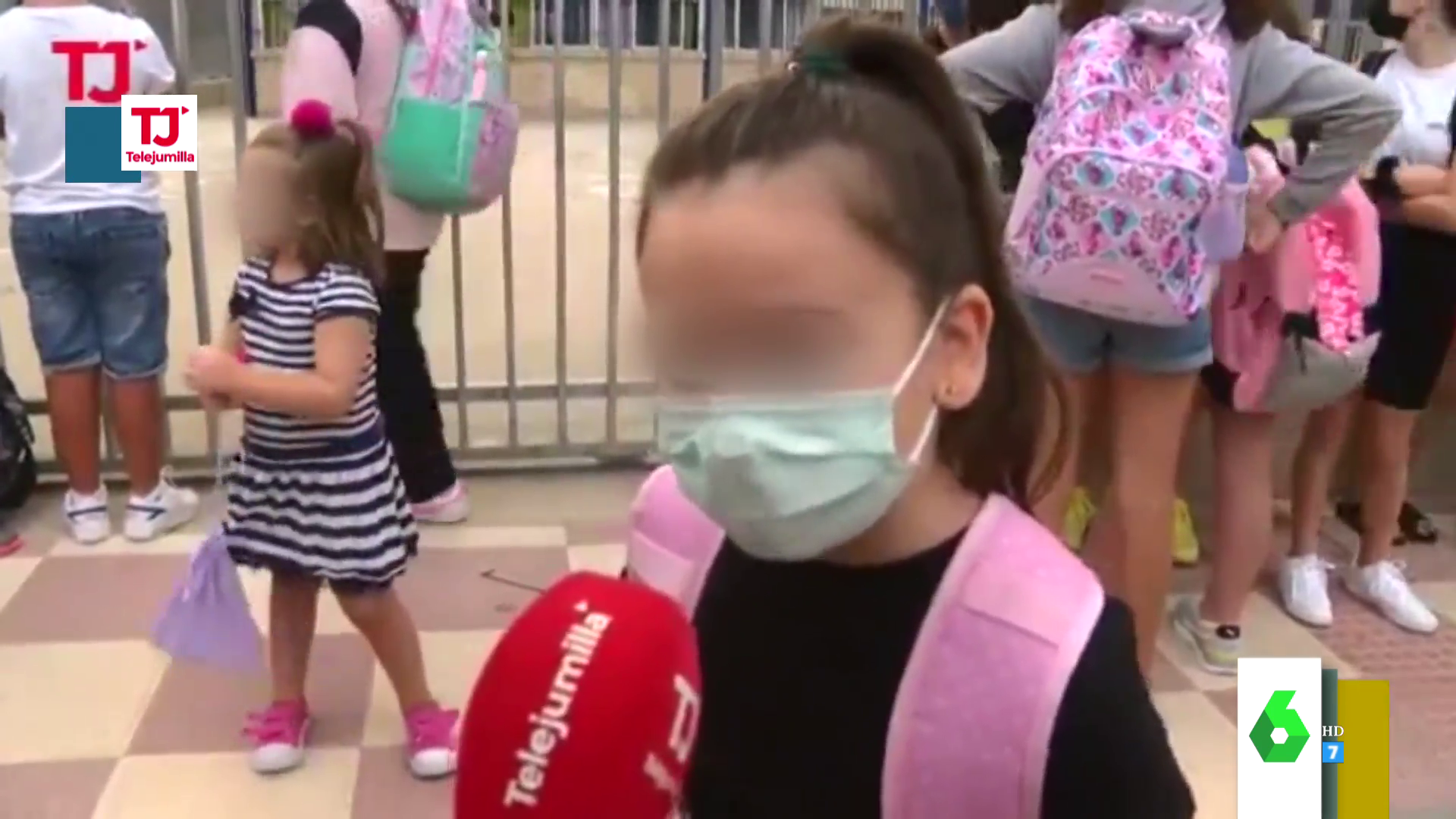 La viral respuesta de una niña sobre la vuelta al cole con mascarilla La viral respuesta de una niña sobre la vuelta al cole con mascarilla