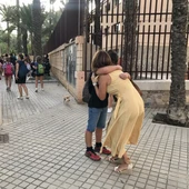 Primer día del curso escolar 2021-2022 en un colegio de Elche. Primer día del curso escolar 2021-2022 en un colegio de Elche.