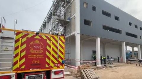 Accidente laboral en una nave en construcci&oacute;n en Alcal&aacute; de Henares