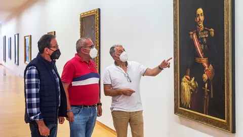 A mostra “+OITO” exhibe no “Marcos Valcárcel” obras da Deputación recuperadas Aurelio Gómez Villar, César Fernández e Francisco González